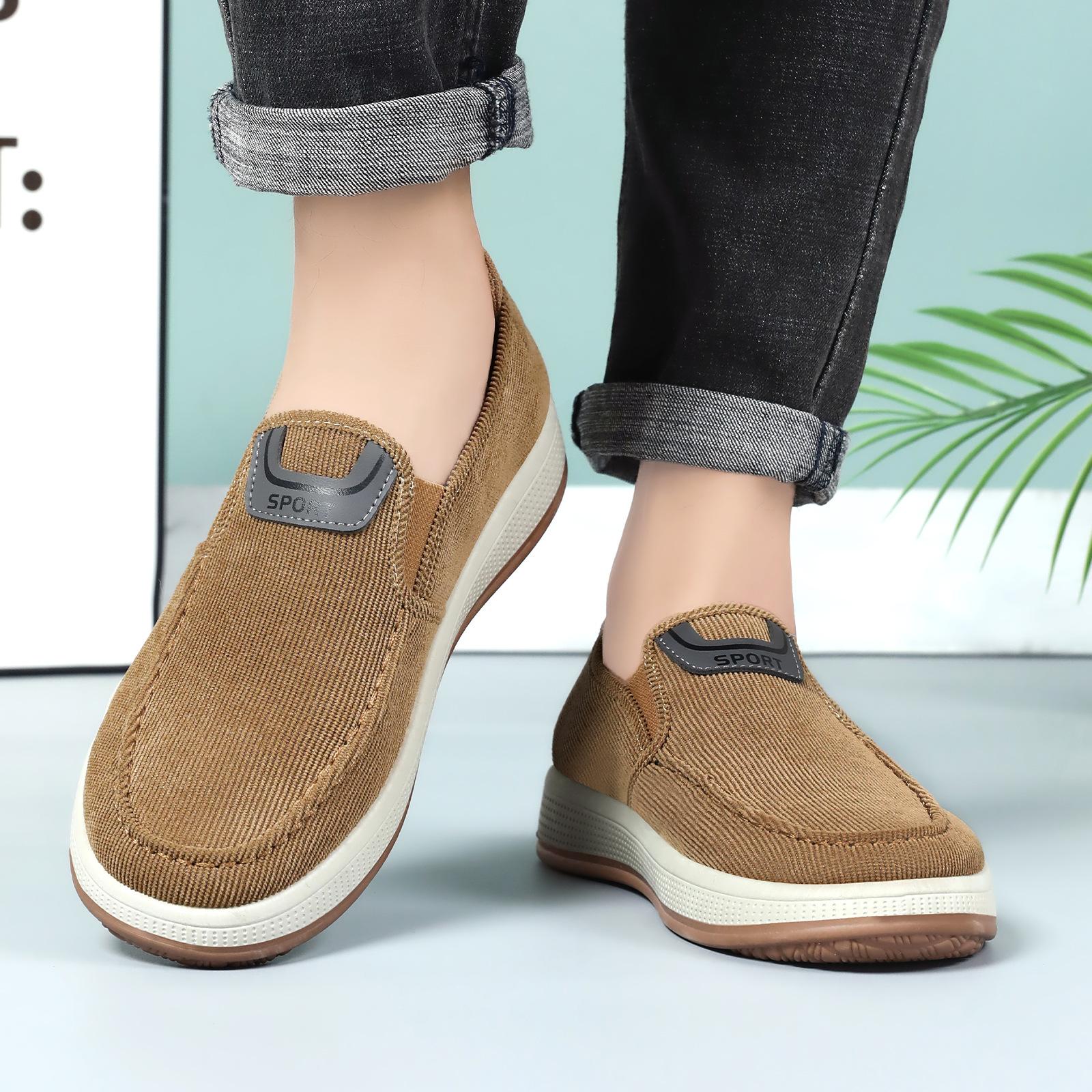 

Повседневная мужская обувь новая легкая и удобная обувь мужская модная универсальная мужская обувь на мягкой подошве с неглубоким вырезом кеды на одной педали 39