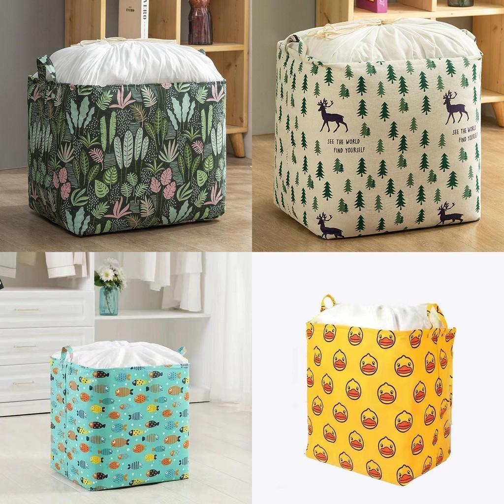 Space Saving Nonwoven Storage Cube For Bedroom Laundry And Blanket Organization