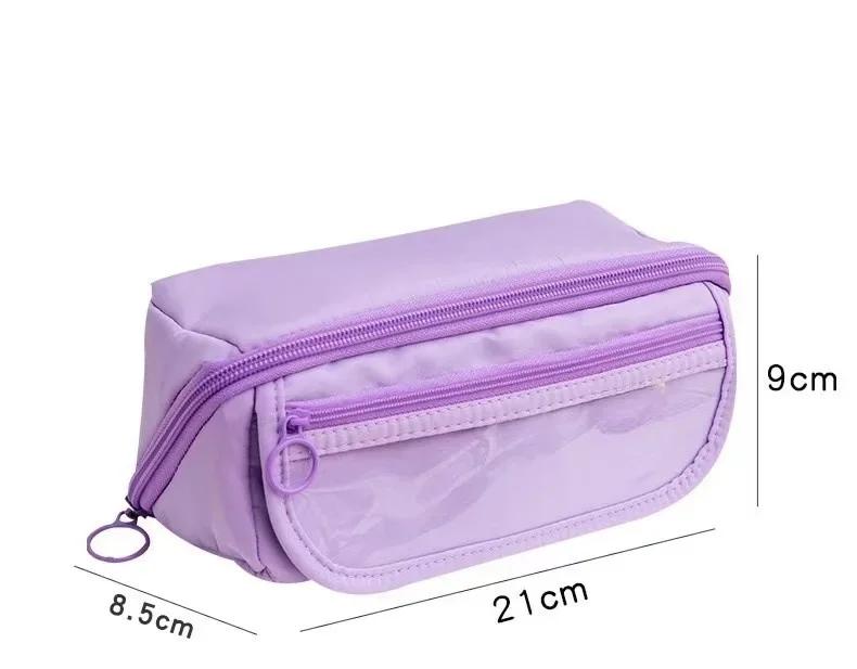 New 9-Layer Pen Bag Large Capacity Pencil Case High Quality Waterproof Stationery Storage Pouch Student Back To School Gift
