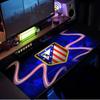 Atletico Madrid Crest Mouse Pad, Rubber Base, Mouse Pad for Gamers and Office Use, Gaming Desk , Easy To Clean Mat Christmas fan gifts