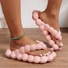 Fashion Innovative Women Slippers Trend Personality Non-slip Bubble Shoes High-quality Soft-soled Couple Flat Sandals Home Slides Women
