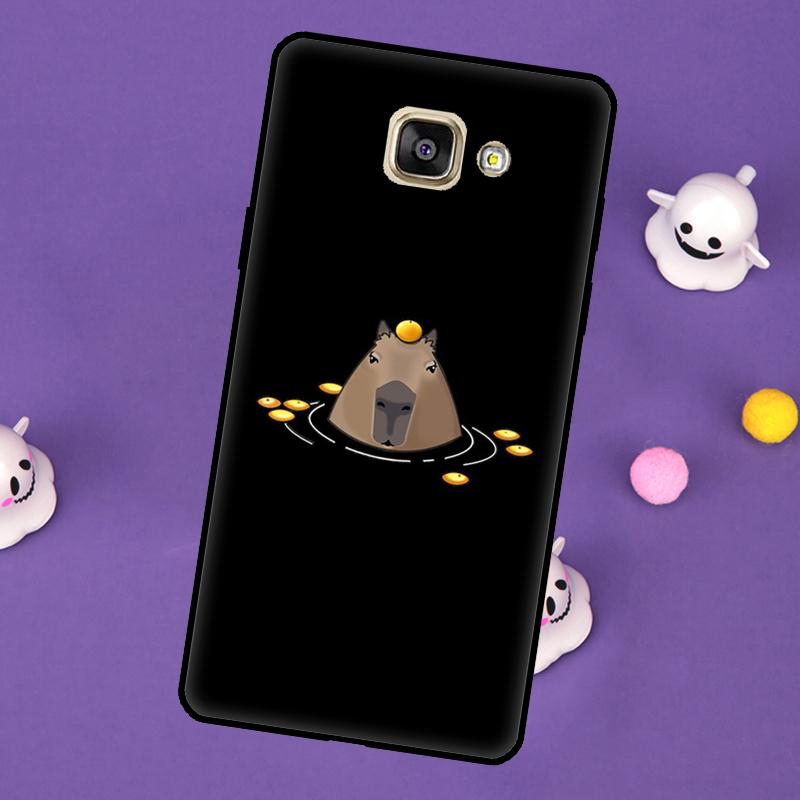 Süße Capybara Hülle Für Samsung Galaxy A3 A5 2016 J3 J5 J7 2017 J6 J4 Plus A6 A7 A8 A9 J8 2018 Rückseite