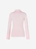LORDLOAR Cool Slim Zipper Collared T-Shirt Pink