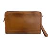 COACH 9833 Pouch business bag leather Clutch bag Brown leather Used