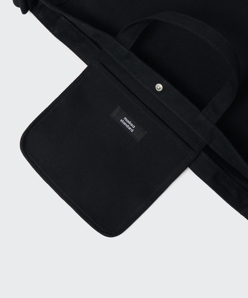 Musinsa Standard Canvas Wide Two-Way Tote Bag [Black]