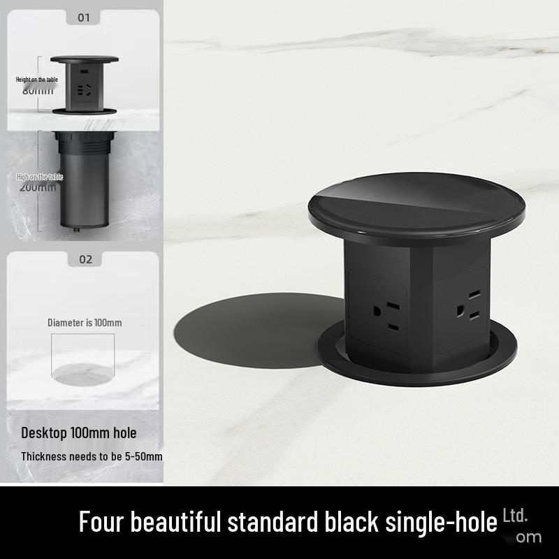 Priză verticală de alimentare wireless USB cu prize multiple, standarde SUA/Marea Britanie și suport Type-C