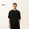CROQUIS Men's 2026 Summer Loose Fit Long T-Shirt