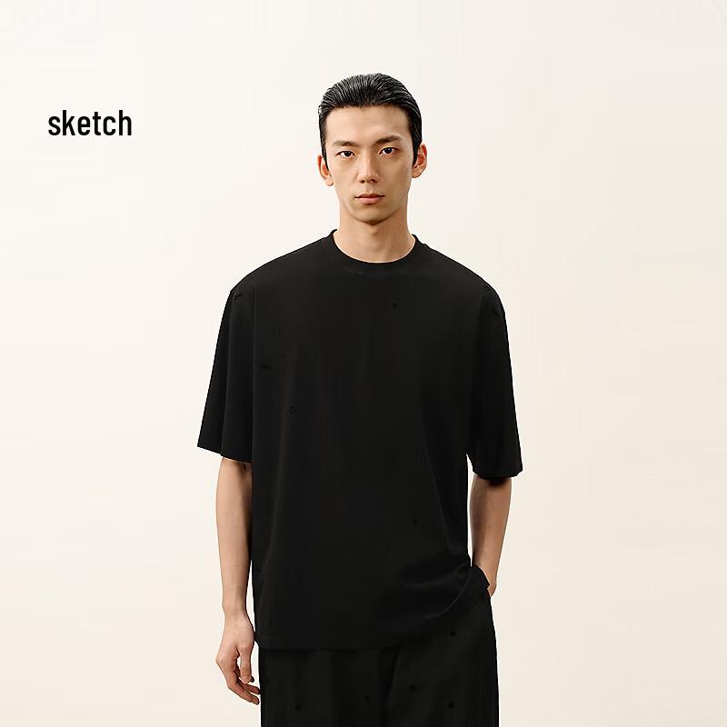 CROQUIS Men s 2026 Summer Loose Fit Long T-Shirt M