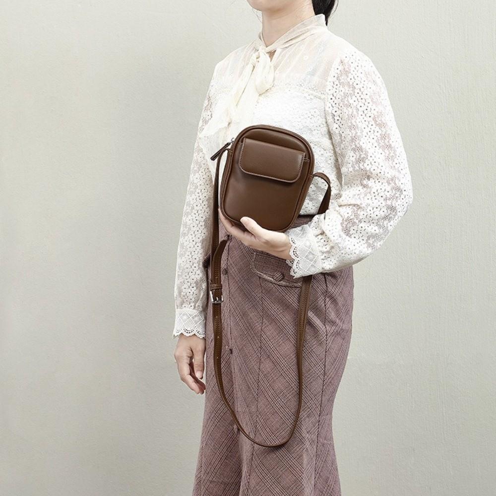 Square Shoulder Bag Durable Crossbody Bag Simple Phone Purse  Women