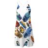 Vintage Boho Women Loose Summer Sleeveless 3d Floral Print Tank Mini Dress For Effortless Style