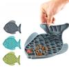 Silicone Licking Pad Pet Dog Lick Pad Bath Peanut Butter Slow Eating Licking Feeder Cats Lickmat Feeding Dog Lick Mat