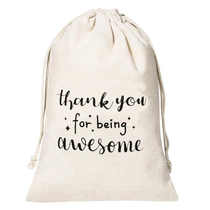 10 Stück Kordelzug Schmuckbeutel Süßigkeitentüten Hochzeit Geburtstag Babyparty Dankeschön-Tüten Firmenfeier Dankeschön-Geschenktüten