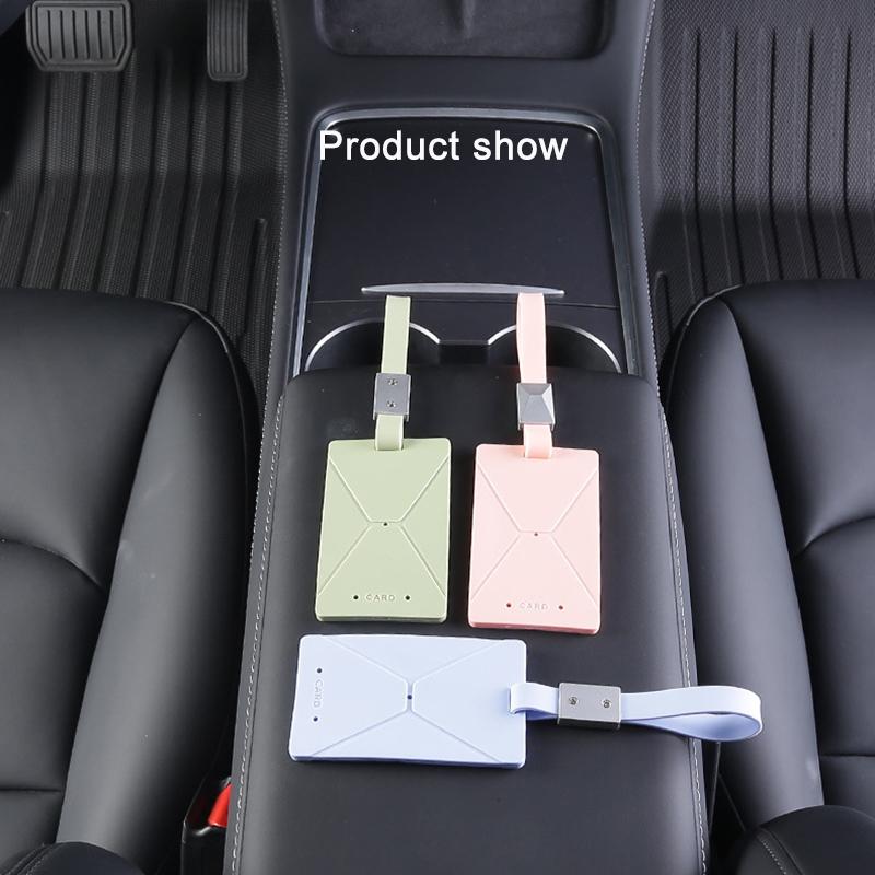 Bilnøkkelveske Passer til Tesla bil S/3/Y modell 3 bilnøkkeldeksel