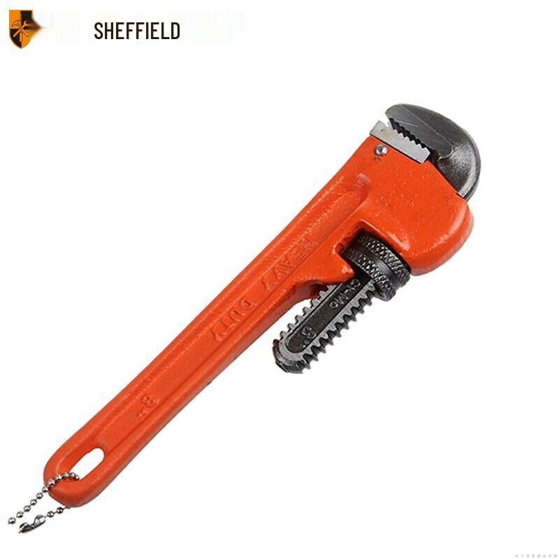 SHEFFIELD S104008 Chrome Vanadium 8-inch Pipe Wrench