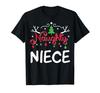 Naughty Nice Christmas Graphic - Funny Women Ugly Christmas T-S T-Shirt