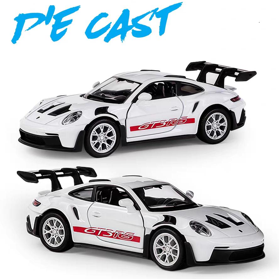 Porsche 911 GT3 RS Supercar Match Version 5 Inch Metal Car Simulation Diecast & Toy Vehicle RMZ City 1:36 Alloy Model Birthday Gifts