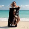 Personalized Customized Proof Beach Towel with Resident Evil Leon S. Kennedy Pattern - Soft, Absorbent,quick-drying,perfect Swimming,camping&bathing