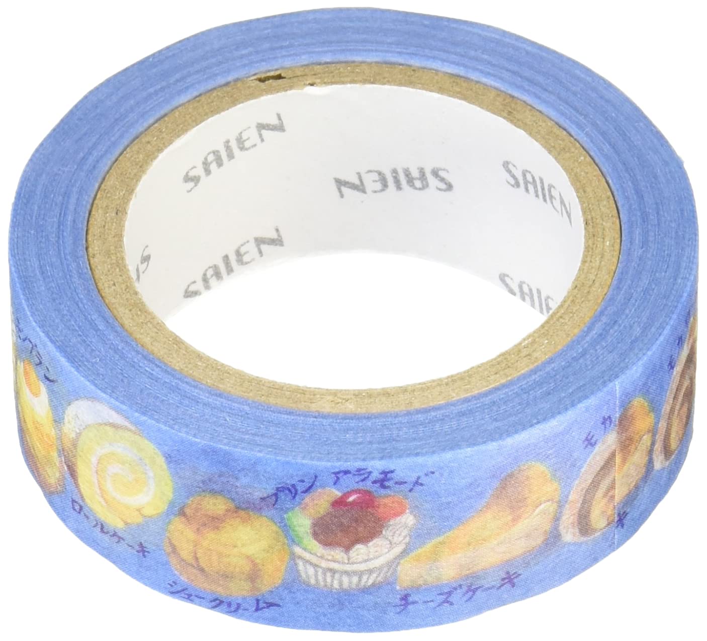 

Kamiiso Sansho Masking Tape Japanese Cake 15mm x 10m TR-0062
