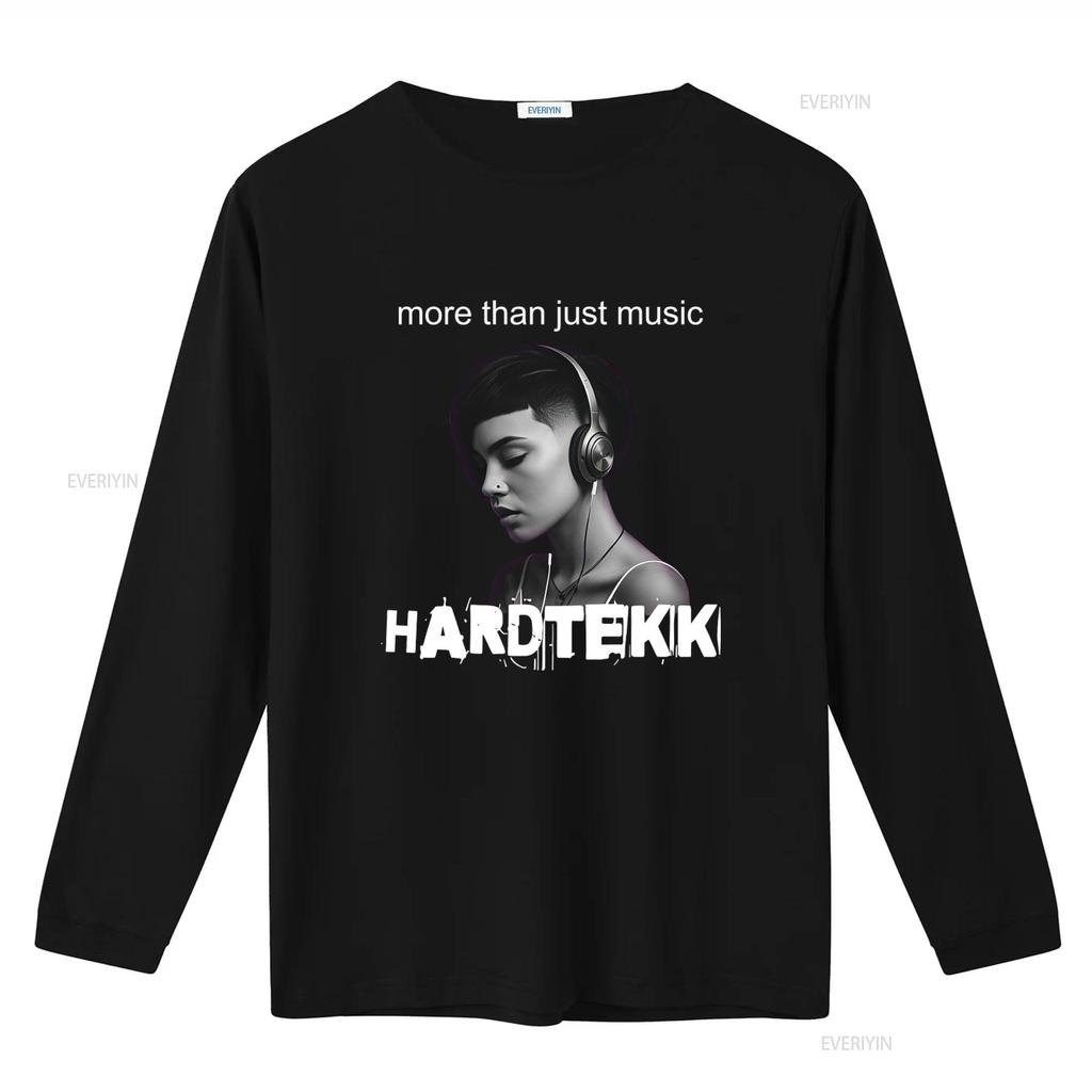 HARDTEKK T Shirt More Than Just Music Perfect for Bass Lovers with Beat In Heart Style Vibes Vintage Washed Casual Soft Graphic