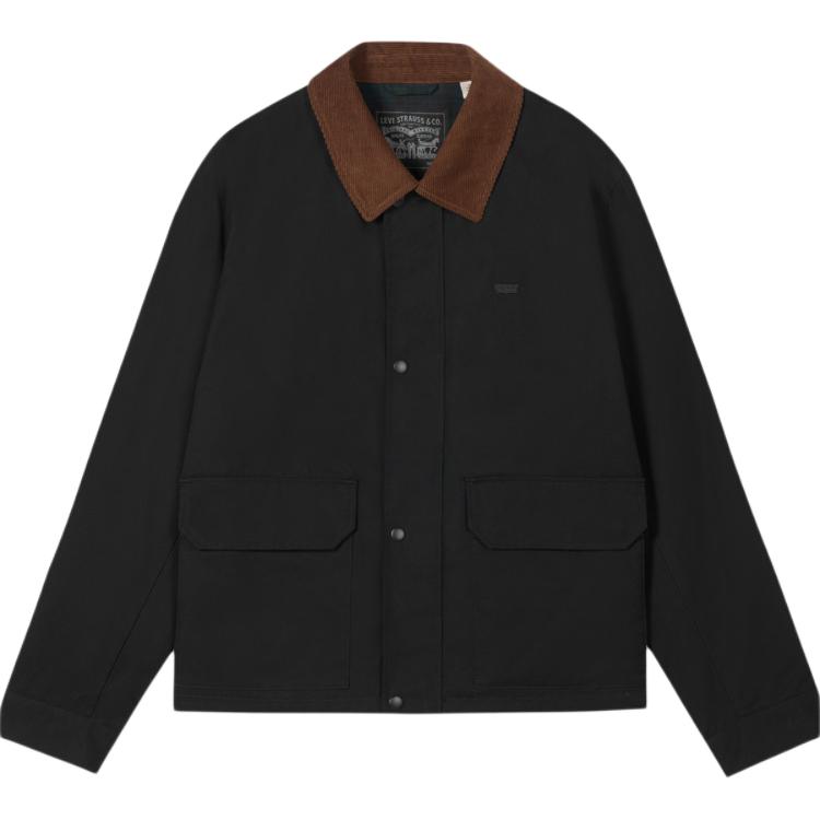 Levis American Casual Workwear Comfortable Lapel Long Sleeve Jacket Men Jackets 005MT-0000