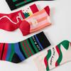 5 Pairs of Ladies Winter Fashion New Christmas Lovely Home Tube Socks