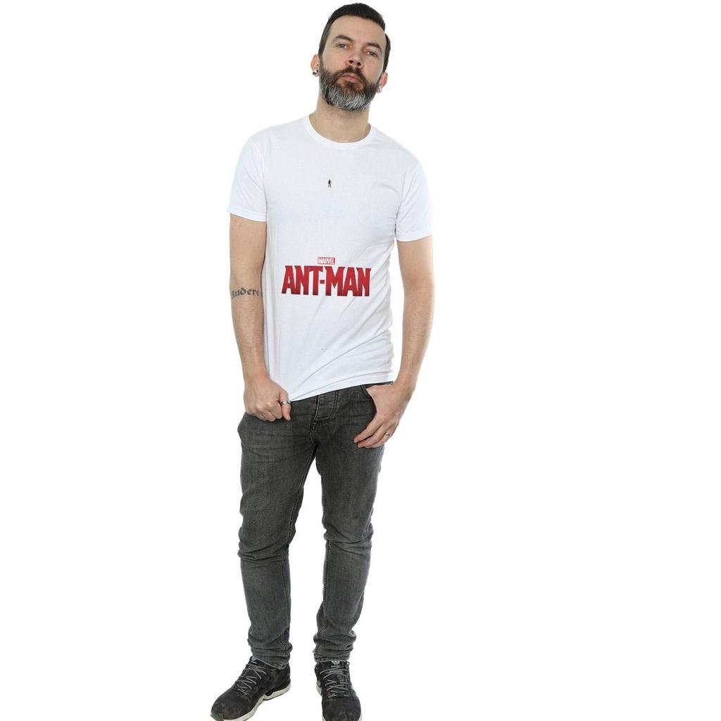 Marvel Mens Ant-Man Ant Sized Logo T-Shirt