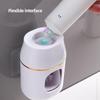 Kreative Automatische Zahnpasta Spender Wand Montiert Zahnpasta Squeezer Lagerung Rack Wasserdichte Faul Badezimmer Accessoriest Set
