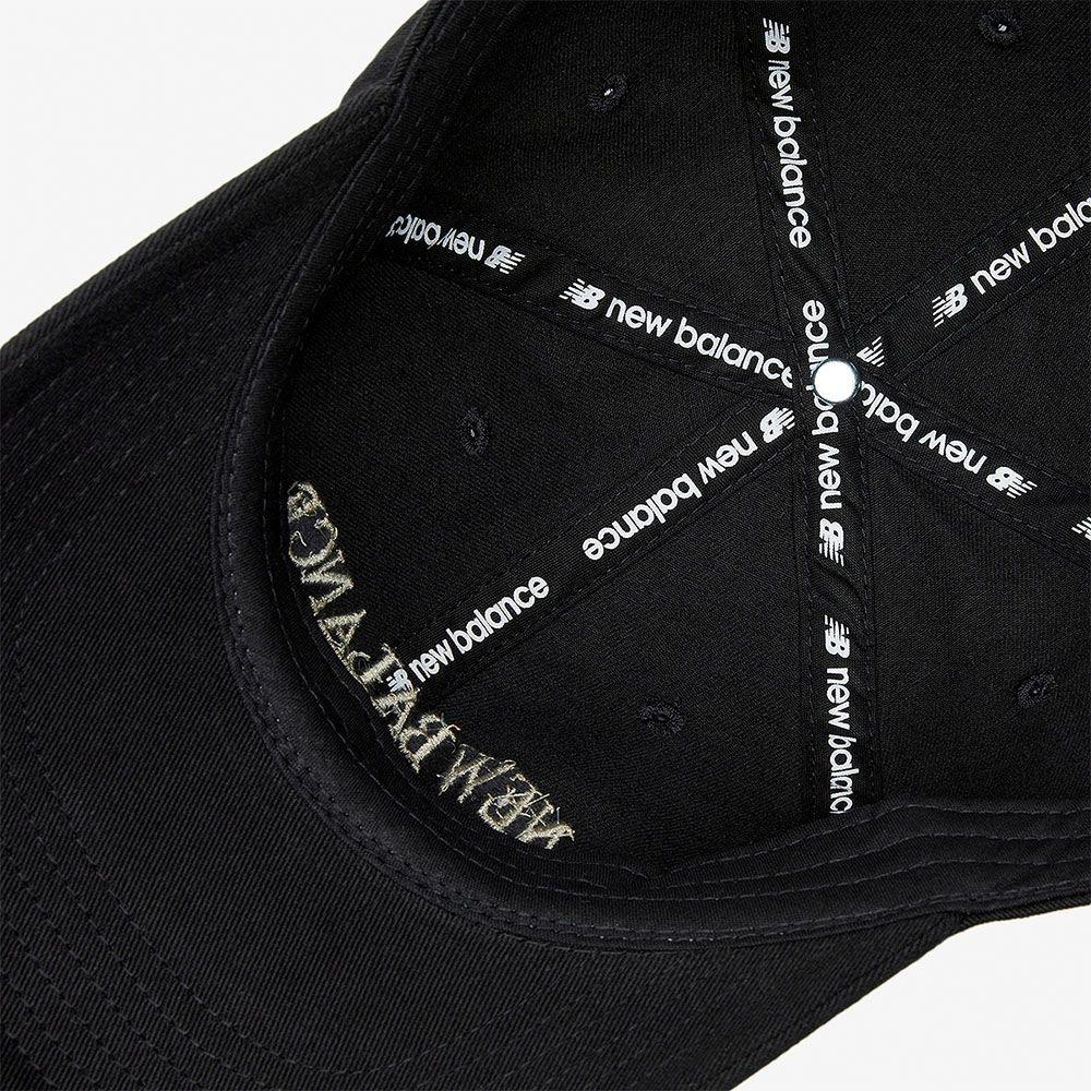 New Balance Nbgdfs1111 Heritage Arched Graphic Ball Cap  Black 