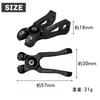 Olerud Fishing Tackle Super Spaspardo Line Tungsten Blade X Scissors with Super Cutting Performance for PE Angled Blade Carabiner Fitted Cutter