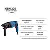Bosch GBH 220 Professional Rotary Hammer Drill CN plug (adapter included)