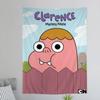 Cartoon CClarences Printed Large Wall Tapestry Hanging Tarot Hippie Wall Rugs Dorm Art Home Decor