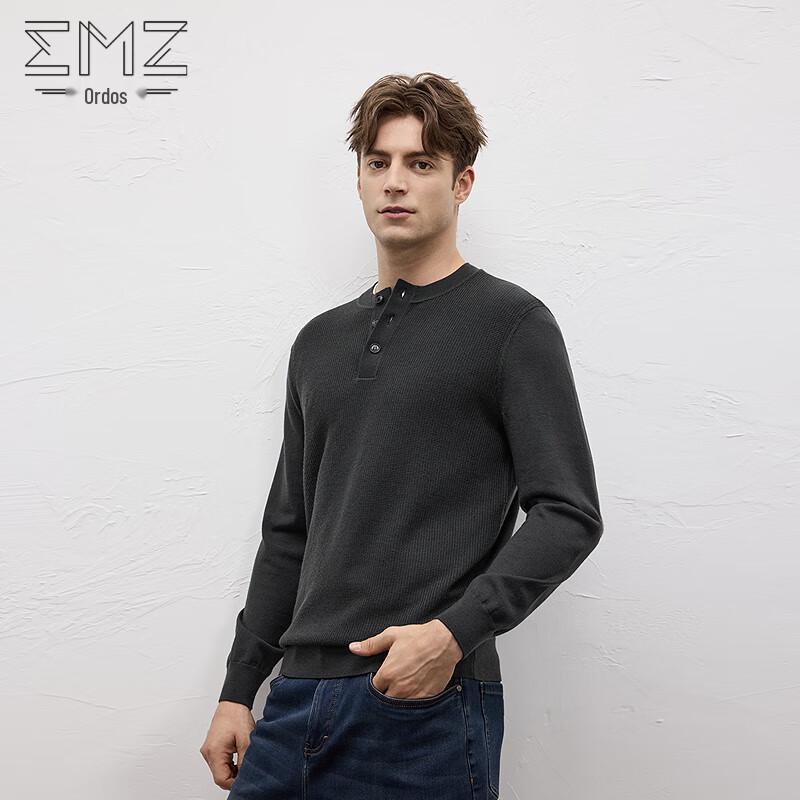 

Erdos (EMZ) Men s Autumn Henry Collar Wool Sweater 9D7502001 XL