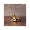 1 Stück Niedliche Retro-Kupferfrosch-Figur - Miniatur-Schreibtischornament und Teetier-Dekoration Beste Geschenke Geburtstag Abschluss