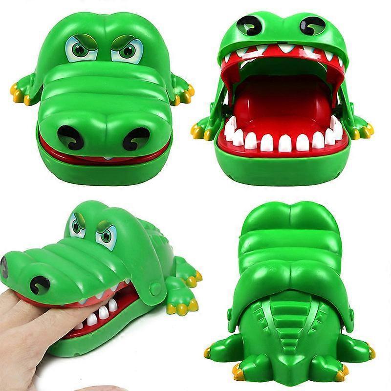 2Pcs Classic Biting Hand Crocodile Game Practical Jokes Mouth Tooth Hand Children's Family Games