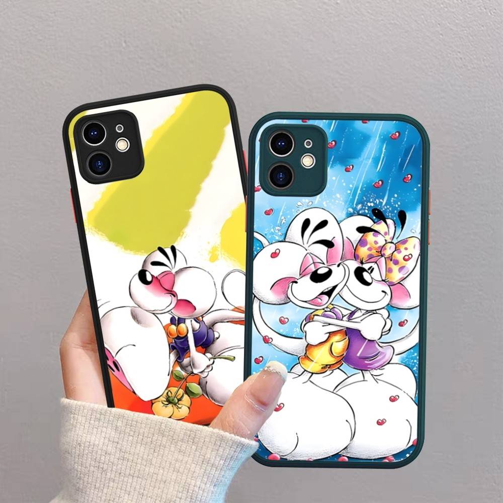 Anime Cartoon D-DiddlS For IPhone 16 15 14 Plus 13 12 11 Pro Max X XS MAX Translucent Matte Shockproof Cover