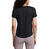 Under Armour Soft Comfortable Crew Neck Short Sleeve Regular T-Shirt Women tops Black 1386400-001