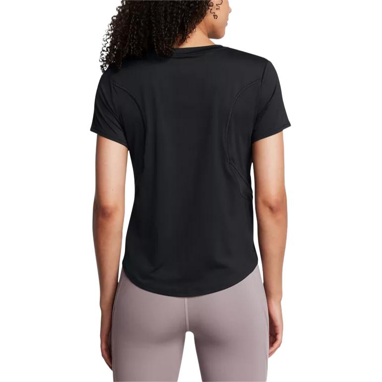 Under Armour Soft Comfortable Crew Neck Short Sleeve Regular T-Shirt Women tops Black 1386400-001