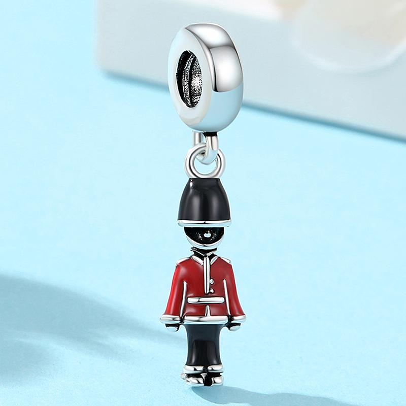 Original Copper Charms Beads Cartoon Figure Pave Cz Fit Pan Bracelets Bangles Necklaces For Women Diy Jewelry