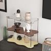 Handmade Acrylic Display Stand Countertop Storage Rack for Cosmetics Perfume Display Coffee Cup Holder Desktop Storage Decorate
