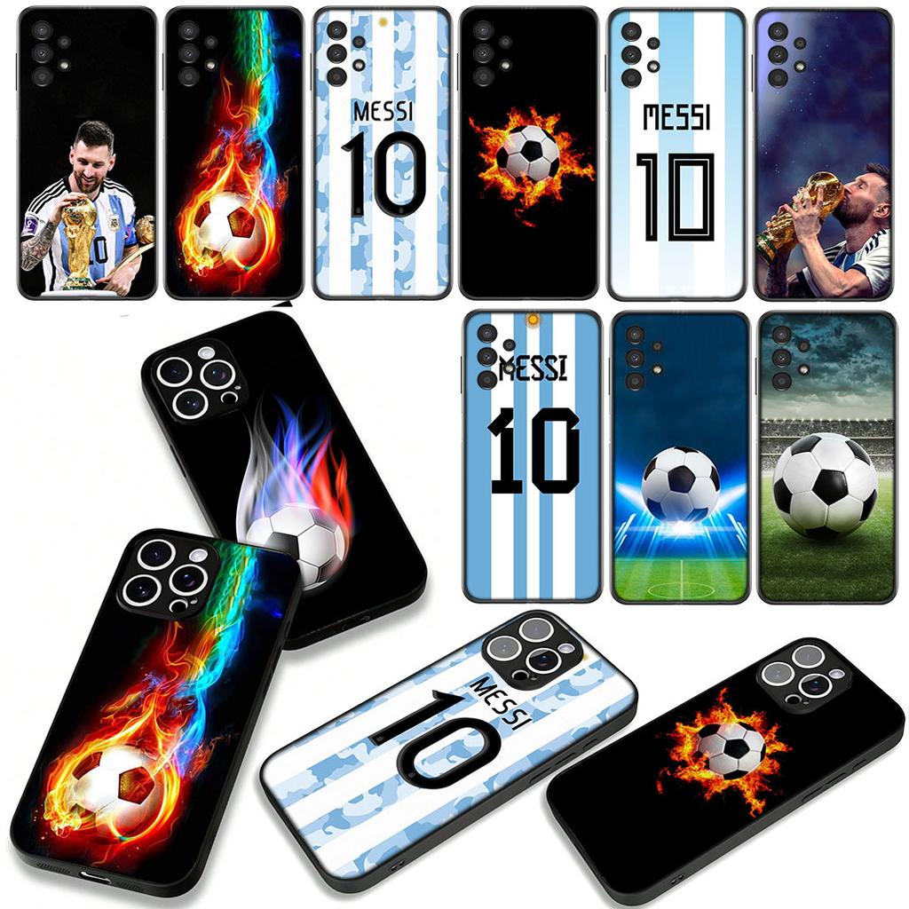 Sunset Football Number 10 for Motorola Moto G54 G05 G24 G45 G55 G75 G85 G15 G57 G86 Power Edge 50 30 Ultra Fusion neo Pro Case