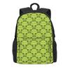 Süßer Frosch-Print Rucksack Bunte Tier Wanderrucksäcke Mädchen Design Print High School Taschen Ästhetischer Rucksack