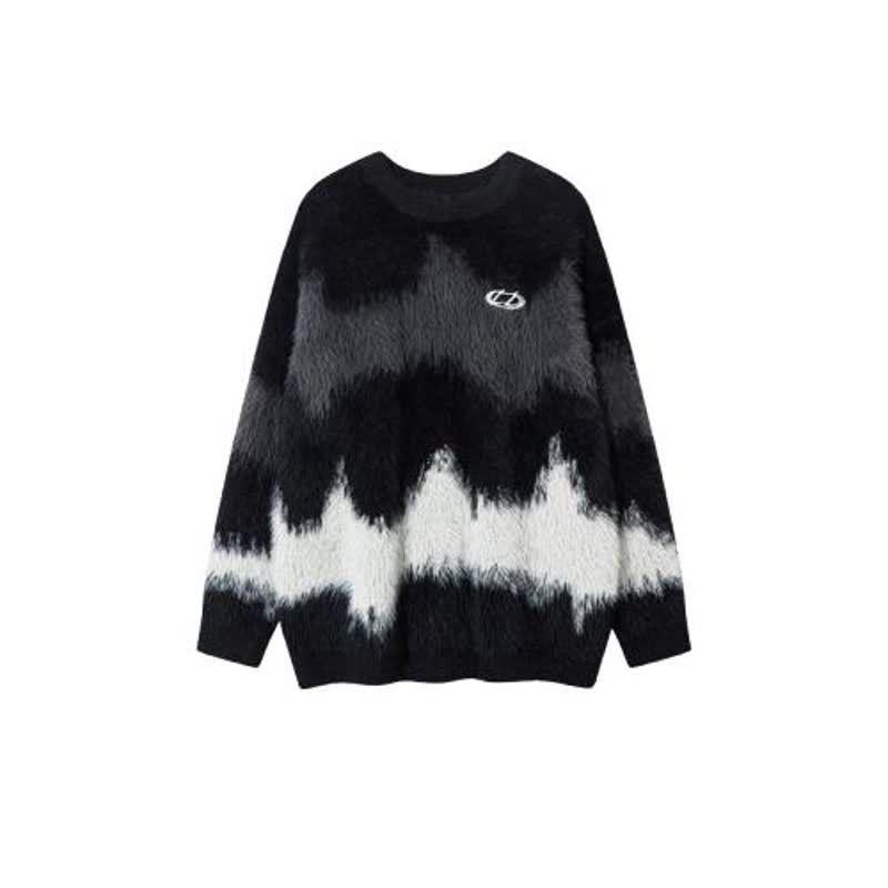 

Unisex Plush Knit Sweater: Cozy Loose Fit for Autumn & Winter M