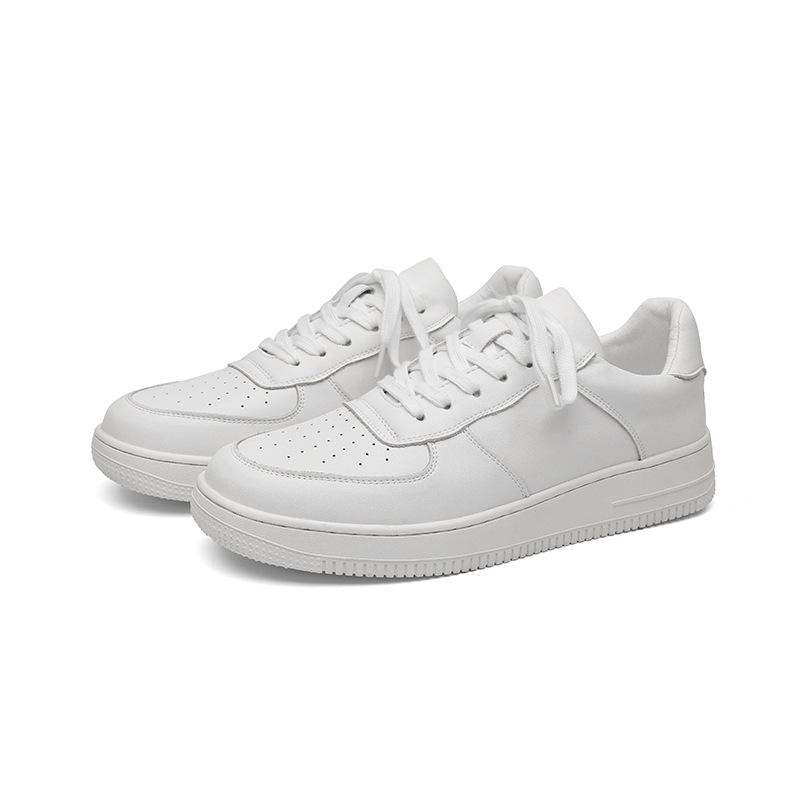 Hong Kong Style Little White Shoes Ins Male Trend Student Versatile Platform Casual Board Shoes 2025 New Sports Shoes 1044-R