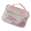 Fashionable Makeup Organizers With Zippered Pockets Breathable Mesh Designs HX6C