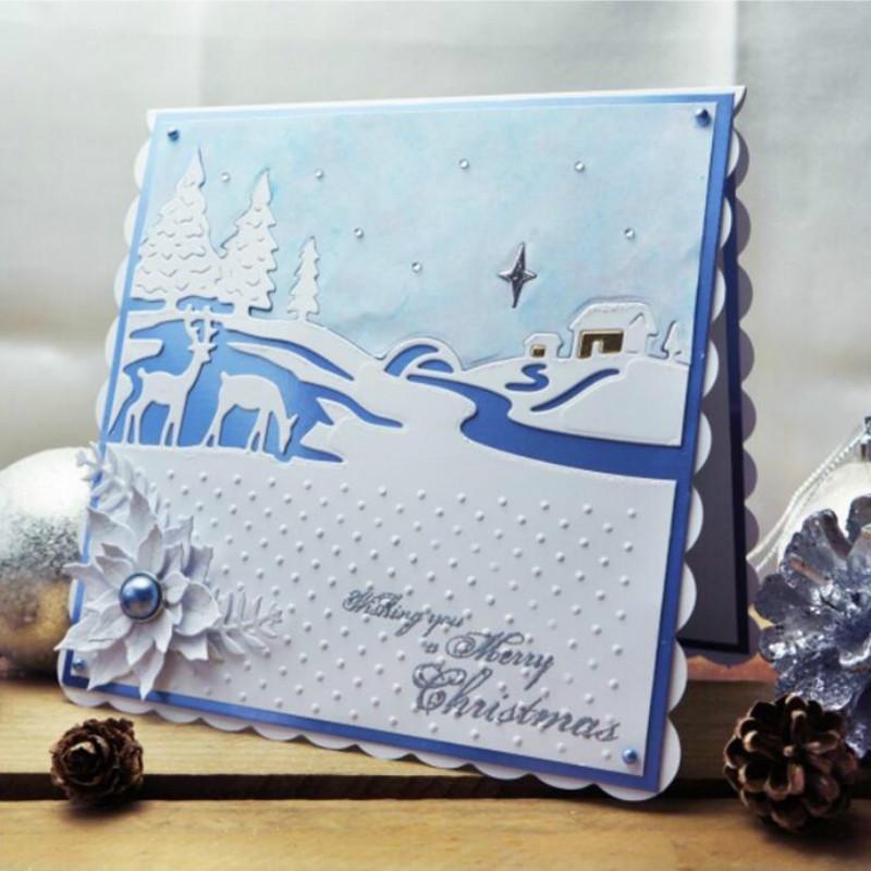 Antelop Village Metal Cutting Dies Stencils Scrapbook Photo Album Paper Decorative Craft Embossing