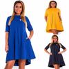 Elegant Women Zip Back Stretch Dress With Timeless Classic Appeal For Any Occasion