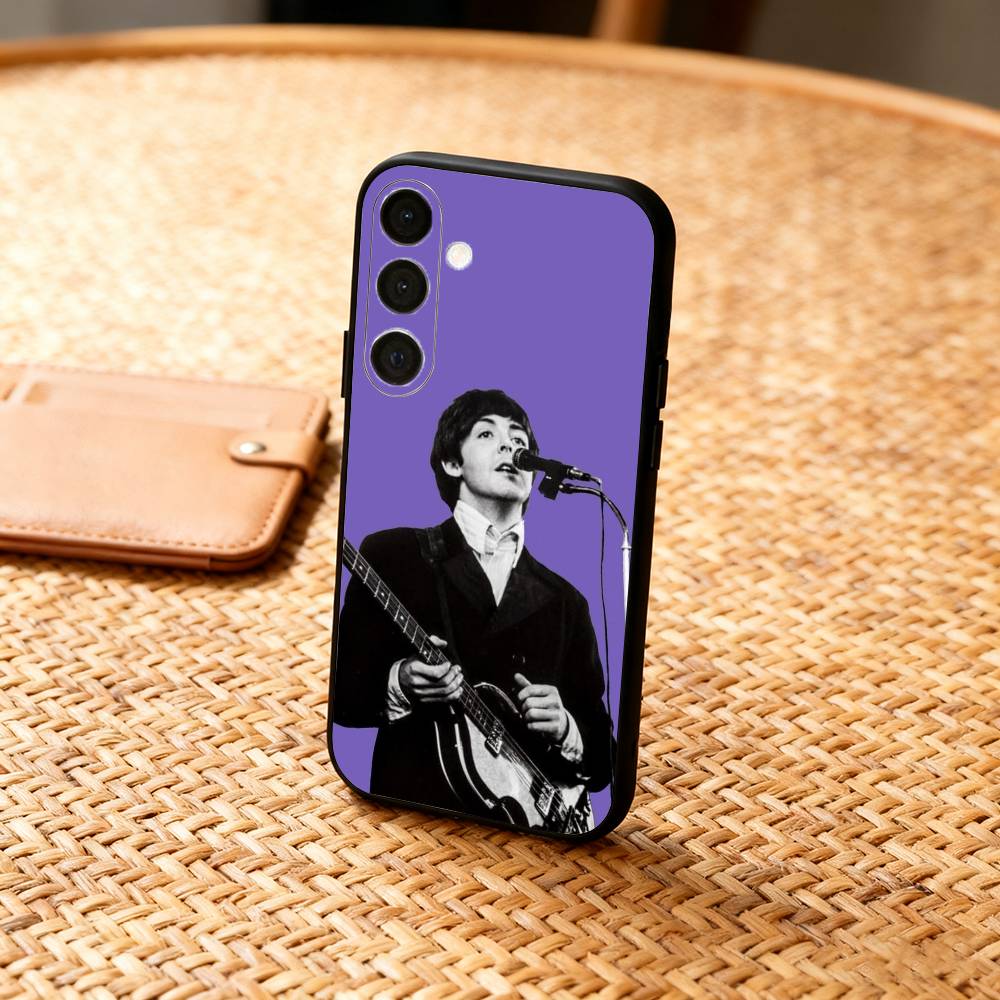 Singer P-Pau-M-McCartney Phone Case For Samsung A73,A21s,A22,A31,A32,A52,A53,A71,A80,Soft Black Shell