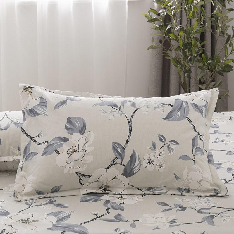 48cmx74cm Pillowcase Pure Cotton Pillow Case One Pair Pack Thicken Encryption Breathable Sweat-absorbent Pillow Cover