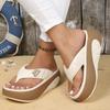 Fashion Women's Flip Flops 2025 Summer New Casual Slippers Fashion Platform Slippers for Women Outdoor Beach Slippers Lightw EVA Slides