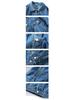 Alsidig Denimjakke til Plus Size, Unisex, til Efterår/Vinter